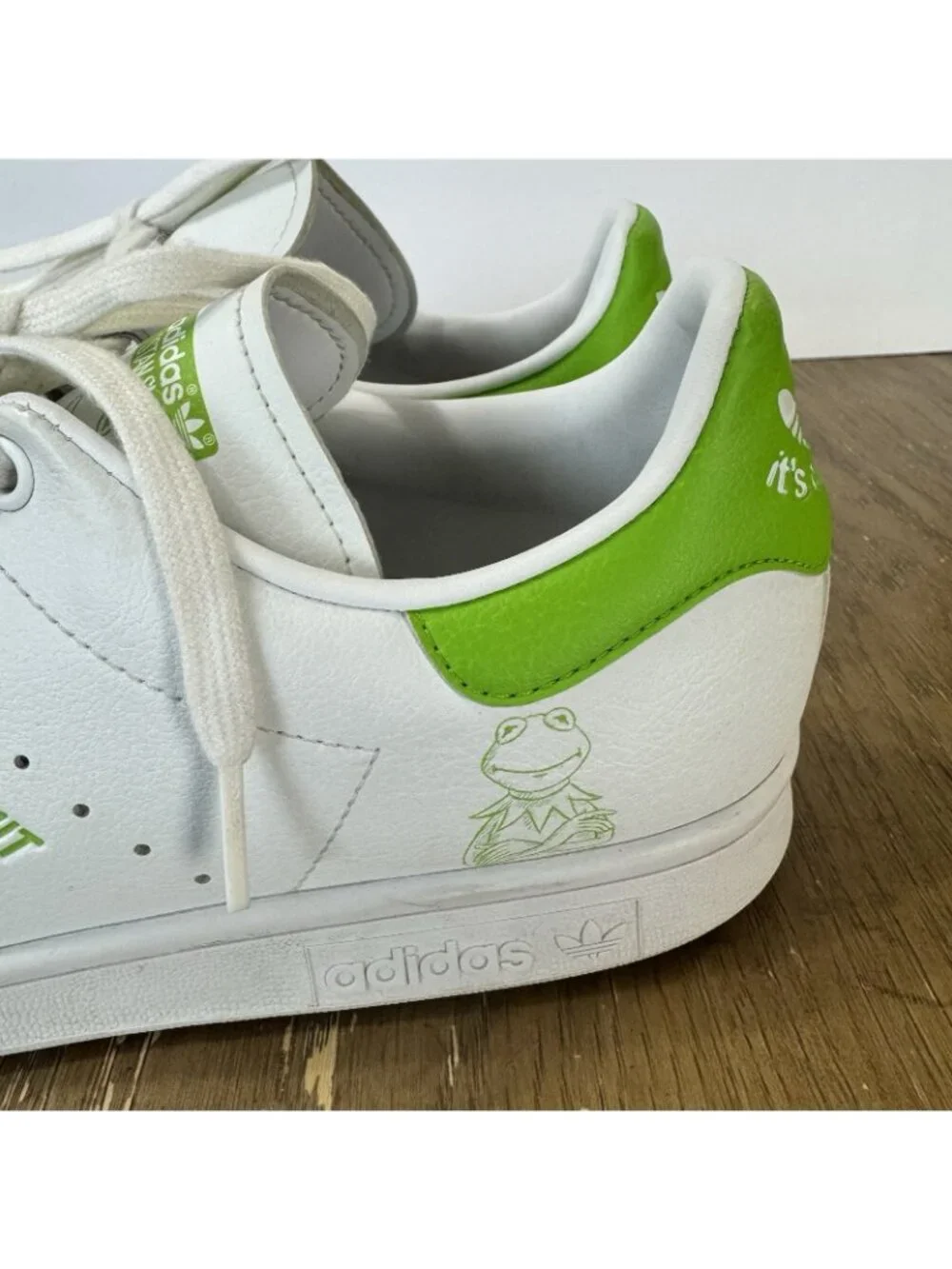 Adidas Stan Smith Disney Kermit The Frog Men's Sneakers Size 11.5 Shoes Muppets